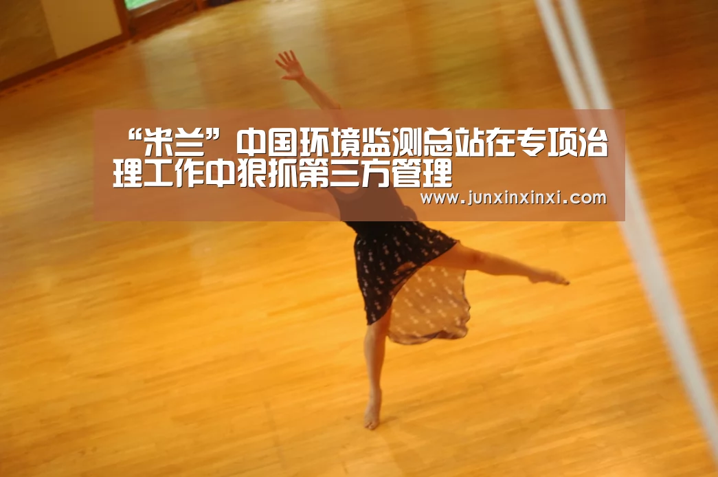 “米兰”中国环境监测总站在专项治理工作中狠抓第三方管理(图1) 米兰